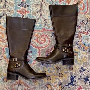 Franco Sarto Women's Lapis Wide Calf Knee High Riding Boot​​